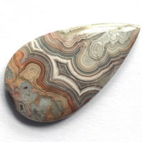 cabochon agate mexicaine crazy lace N