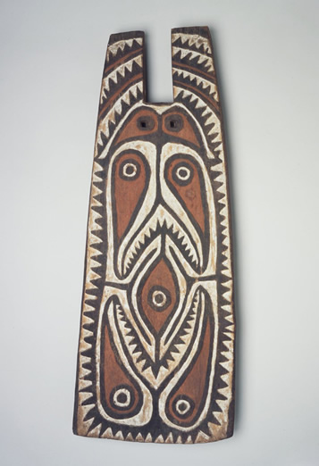 Bouclier de la culture Elema en Papouasie