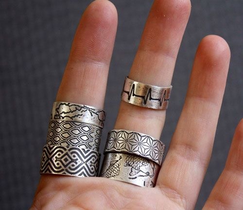 Bague battement de coeur best sale