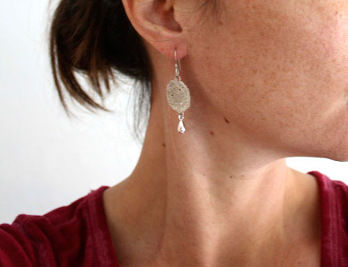 Ishaia, boucles d’oreilles mandala en argent