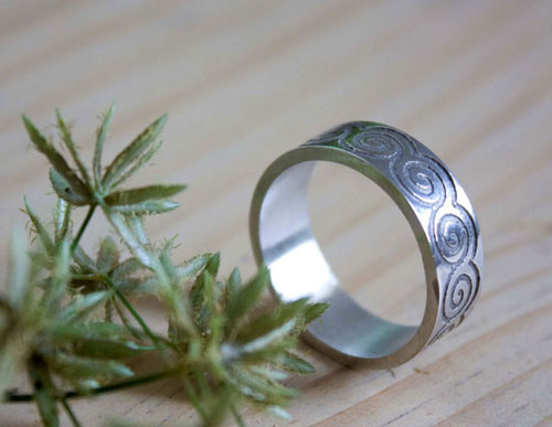 Njord, bague mythologie nordique en argent