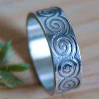 Njord, bague mythologie nordique en argent