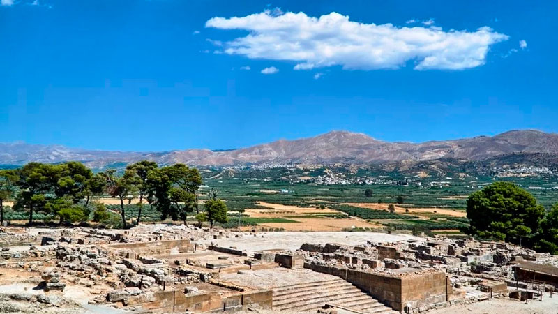 Palais de Phaistos en crête