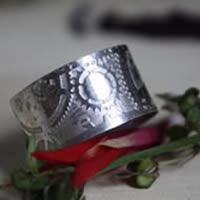Steampunk, bague engrenages néo-victorien en argent
