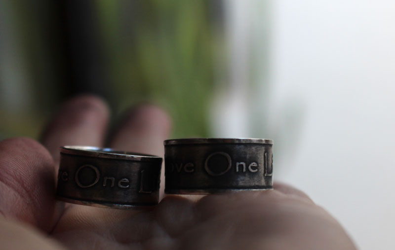 Un amour, une vie, alliances, bague déclaration en argent