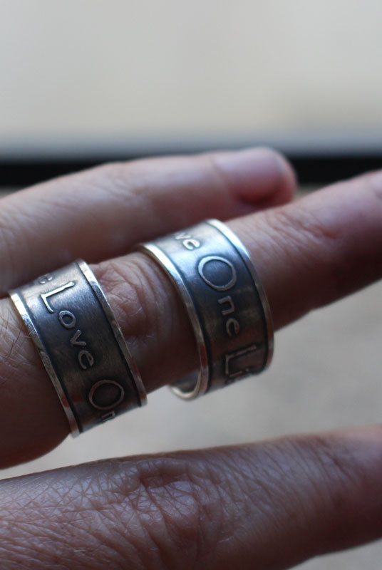 Un amour, une vie, alliances, bague déclaration en argent