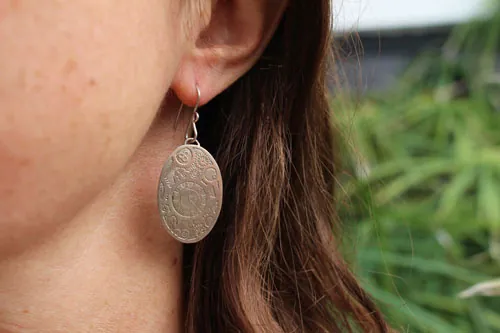 Aiguilles mécaniques, boucles d’oreilles engrenages steampunk en argent