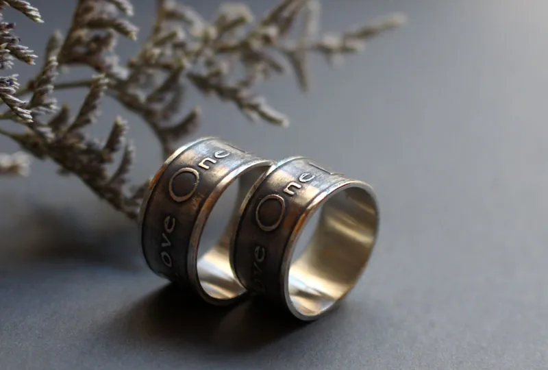 Alliances un amour, bague déclaration du groupe U2 en argent
