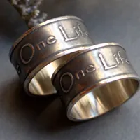 Alliances un amour, bague déclaration du groupe U2 en argent