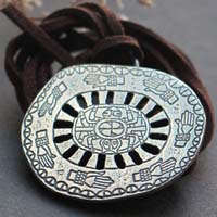 Araignée de Spiro Mounds, collier amérindien du Mississipi en argent