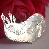 Alicanto, broche oiseau fantastique en argent