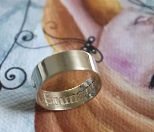 De promesse, bague d’émotion en argent