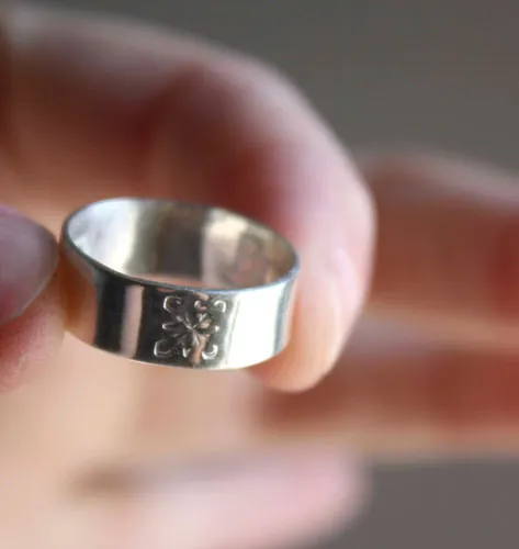 De promesse, bague d’émotion en argent