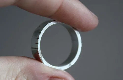 Bouleau, bague arbre de la sagesse en argent
