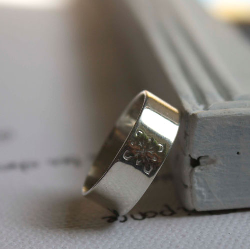 De promesse, bague d’émotion en argent