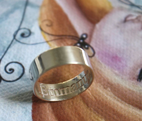 De promesse, bague d’émotion en argent
