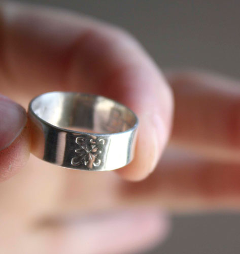 De promesse, bague d’émotion en argent
