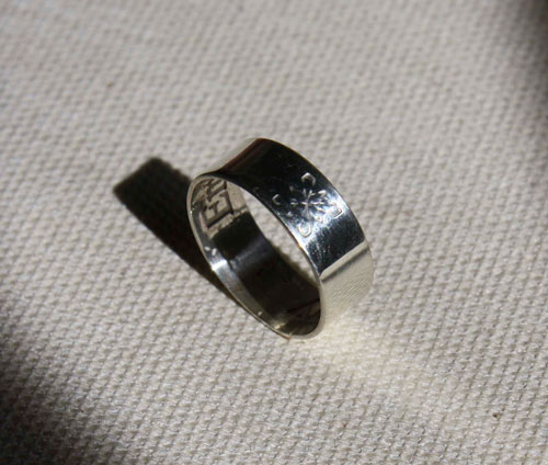 De promesse, bague d’émotion en argent