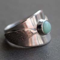 Battements d’ailes, bague Vif d’or d’Harry Potter en argent et chrysoprase