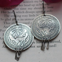 Bekuh, boucles d’oreilles chien mexicain en argent