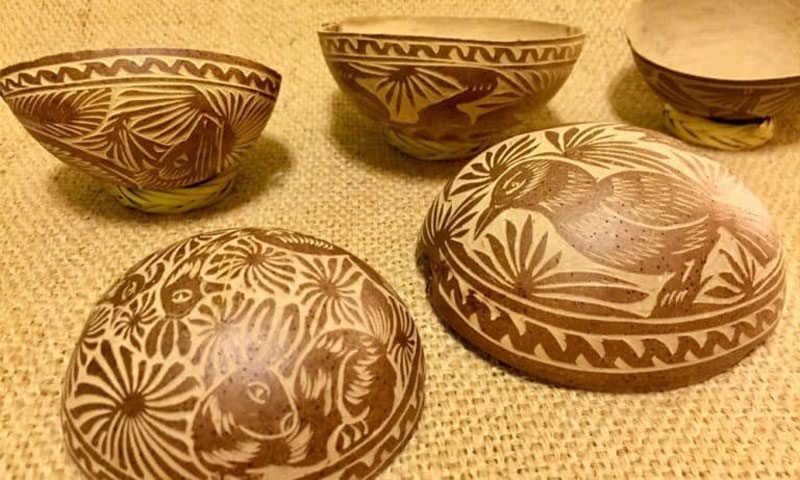 Bidxuin, boucles d’oreilles cerf mexicain en argent