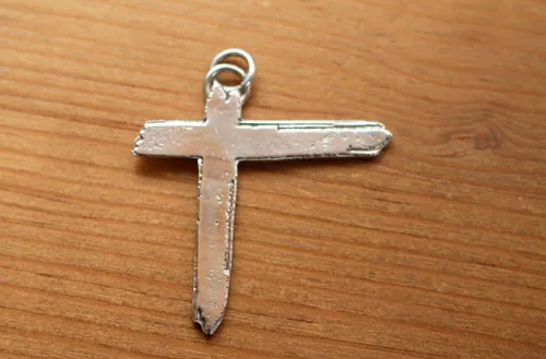 Croix d’Indochine de luxe, pendentif Paradize du groupe de rock en argent