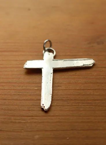 Croix d’Indochine de luxe, pendentif Paradize du groupe de rock en argent