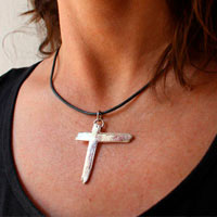 Croix d'Indochine Deluxe, pendentif Paradize du groupe de rock en argent