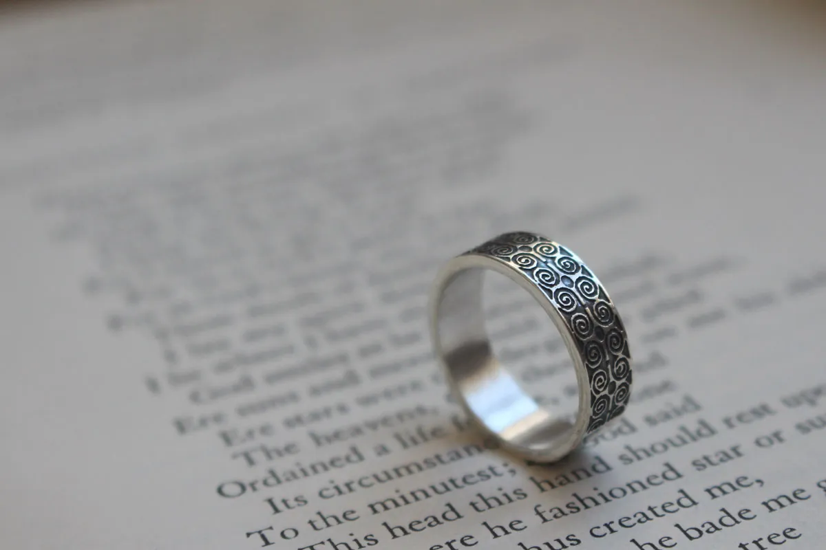 Dwennimmen, bague adinkra africain en argent