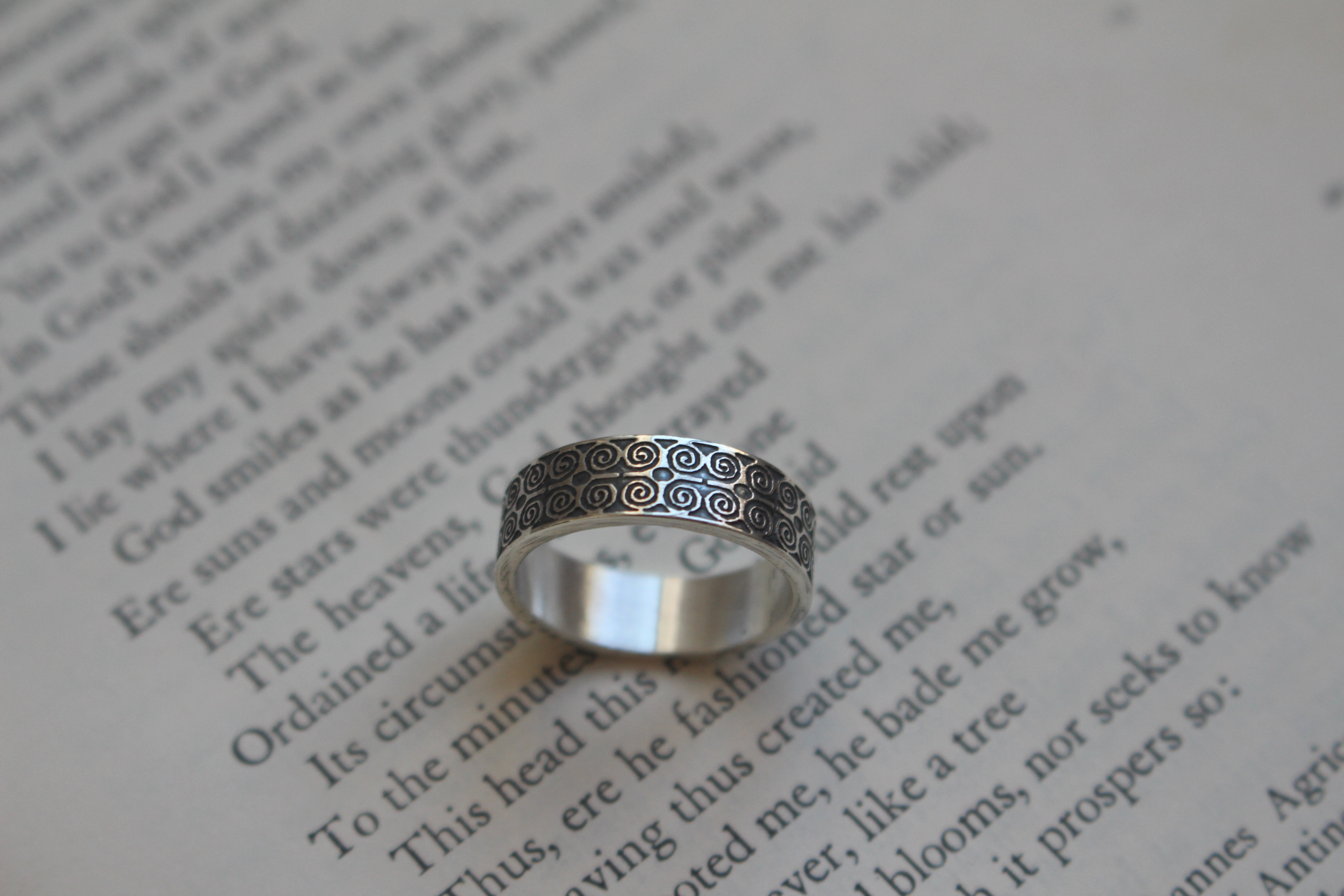 Dwennimmen, bague adinkra africain en argent