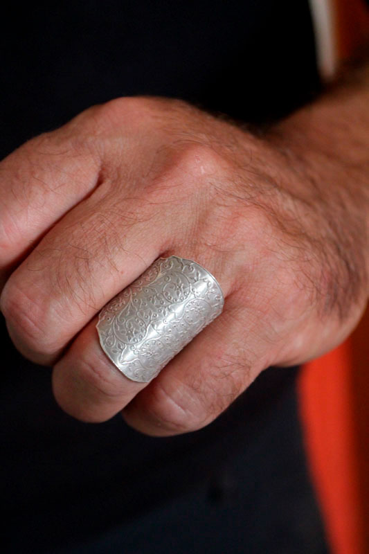 Dandy, bague élégance baroque en argent