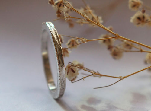 Ecorce d’hamadryade, bague arbre grec en argent