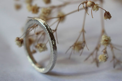 Ecorce d’hamadryade, bague arbre grec en argent