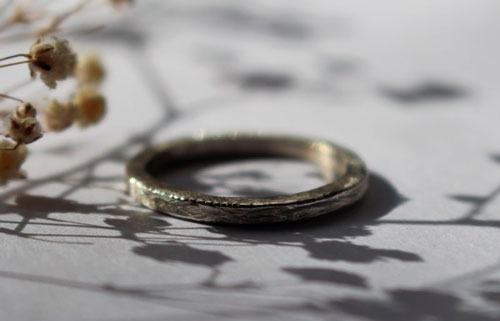 Ecorce d’hamadryade, bague arbre grec en argent