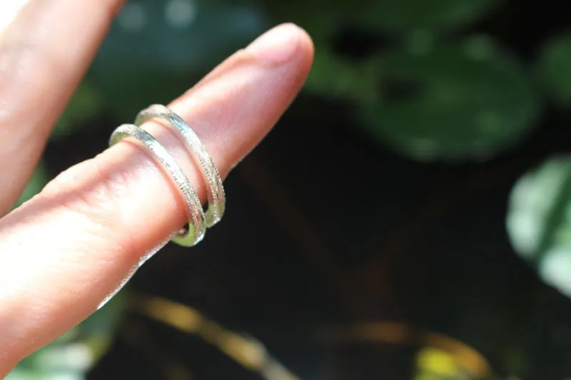 Ecorce d’hamadryade, bague arbre grec en argent
