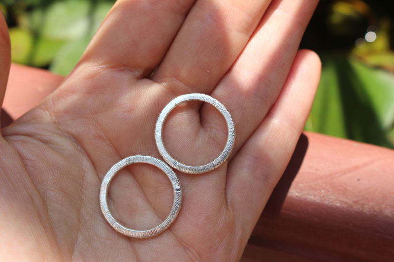 Ecorce d’hamadryade, bague écorce d’arbre en argent
