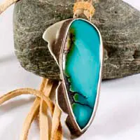 Flutter, pendentif aile de papillon bleu en argent et turquoise