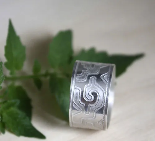 Ga Yixe, bague mixtèque préhispanique en argent