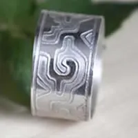 Ga Yixe, bague mixtèque préhispanique en argent