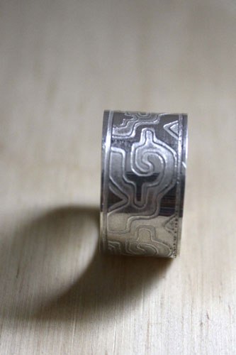 Ga Yixe, bague mixtèque préhispanique en argent