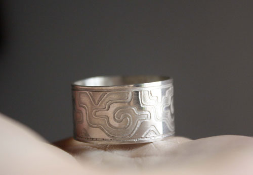 Ga Yixe, bague mixtèque préhispanique en argent