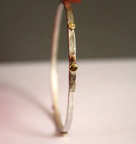 Hélios, bracelet soleil grec en argent, cuivre et laiton