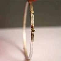 Hélios, bracelet soleil grec en argent, cuivre et laiton