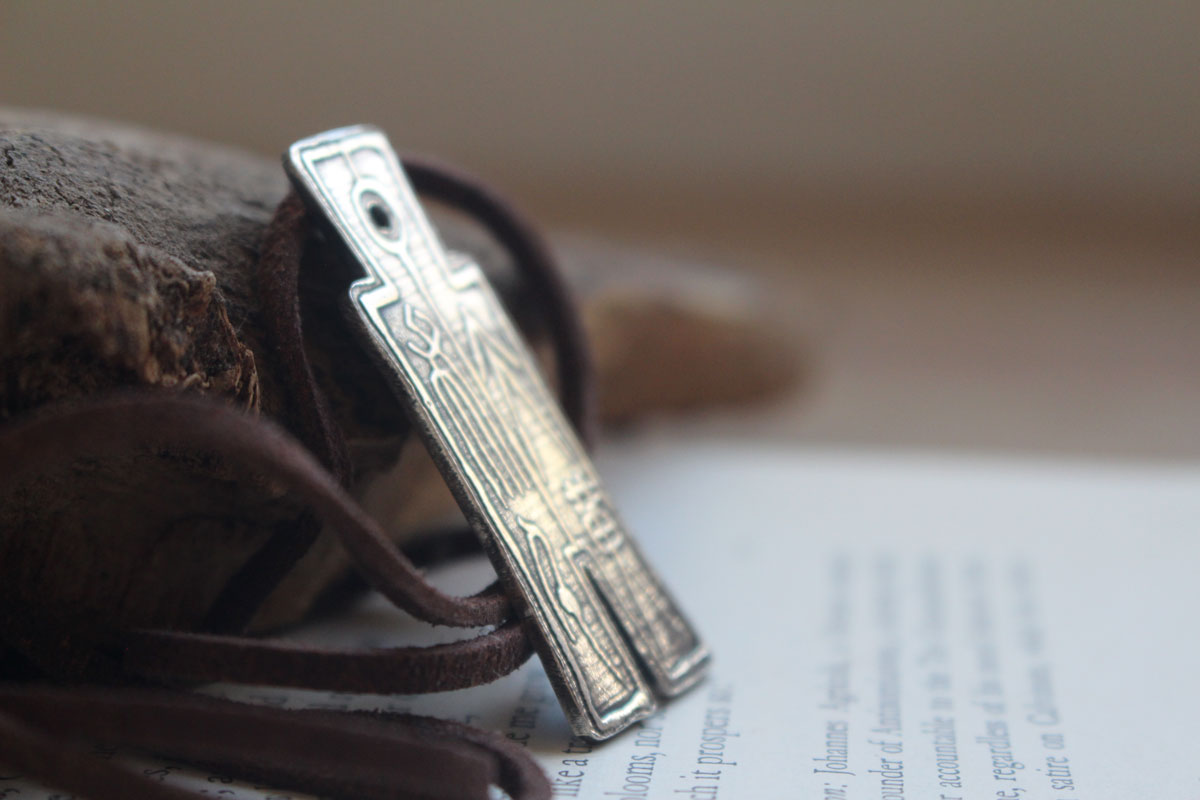 Huo bu, collier monnaie chinoise impériale en argent