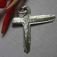 Indochine, pendentif croix Paradize du groupe de rock en argent