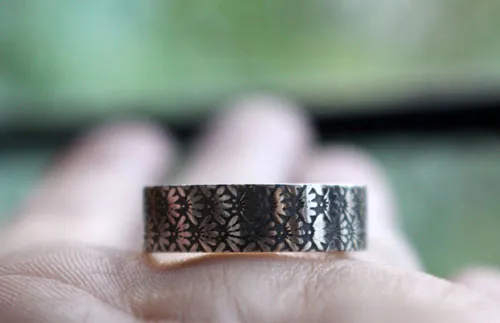 Ineko, bague symbole japonais du riz en argent
