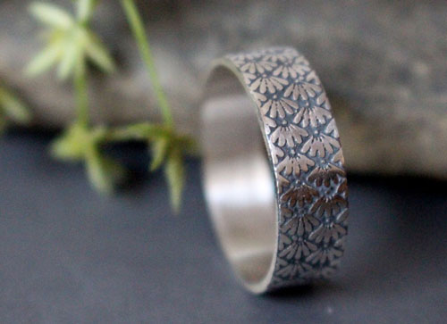 Ineko, bague fleurs japonaises en argent