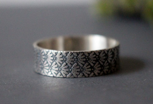 Ineko, bague fleurs japonaises en argent