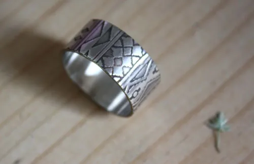 La bohème, bague esprit boho en argent