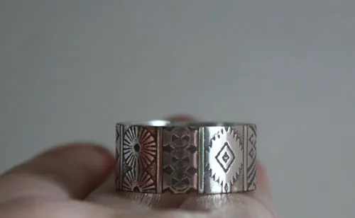 La bohème, bague esprit boho en argent